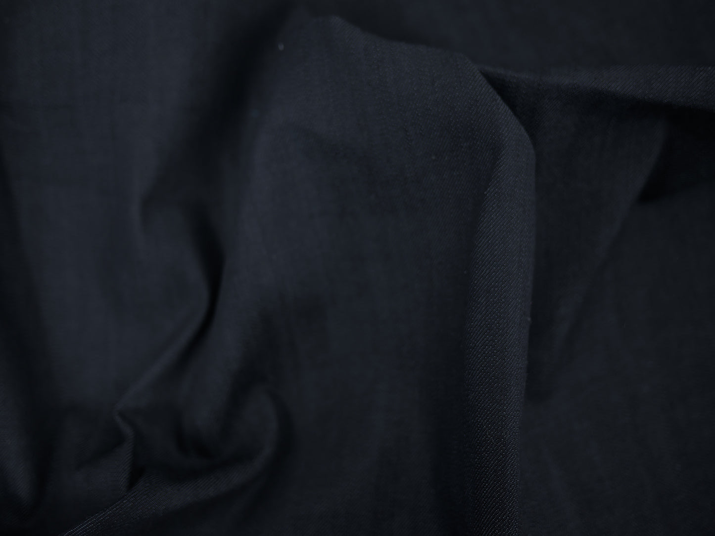 Dark Navy Stretch Denim - 1 Metre Remnant