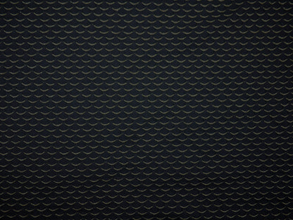 Single Metallic Jersey -  Black and Gold 1 Metre Remnant