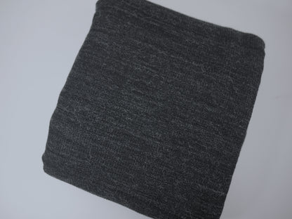 Ribbed Jersey - Charcoal Grey 3 Metre Remnant