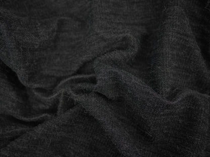 Ribbed Jersey - Charcoal Grey 3 Metre Remnant