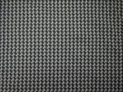 Metallic Jersey Jacquard - Silver Dogtooth 2 Metre Remnant