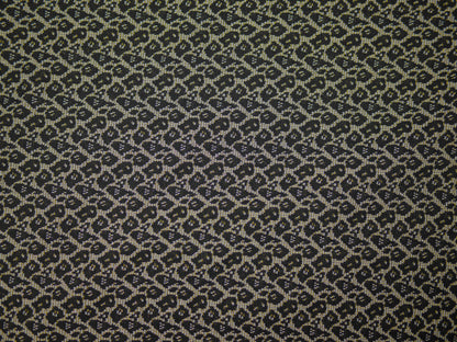 Metallic Jersey Jacquard - Gold Leopard 3 Metre Remnant