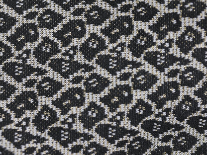 Metallic Jersey Jacquard - Gold Leopard 3 Metre Remnant