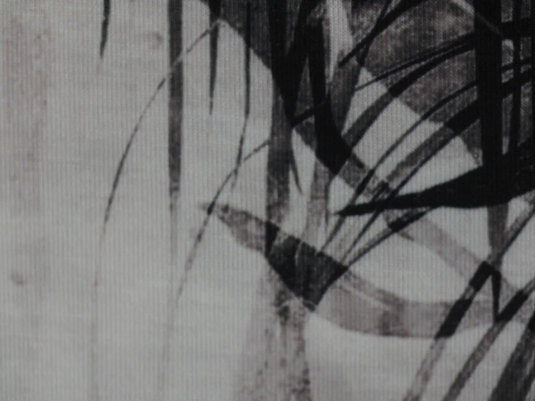 Recycled Soft Spun Polyester - Dark Jungle 0.85 Metre Remnant