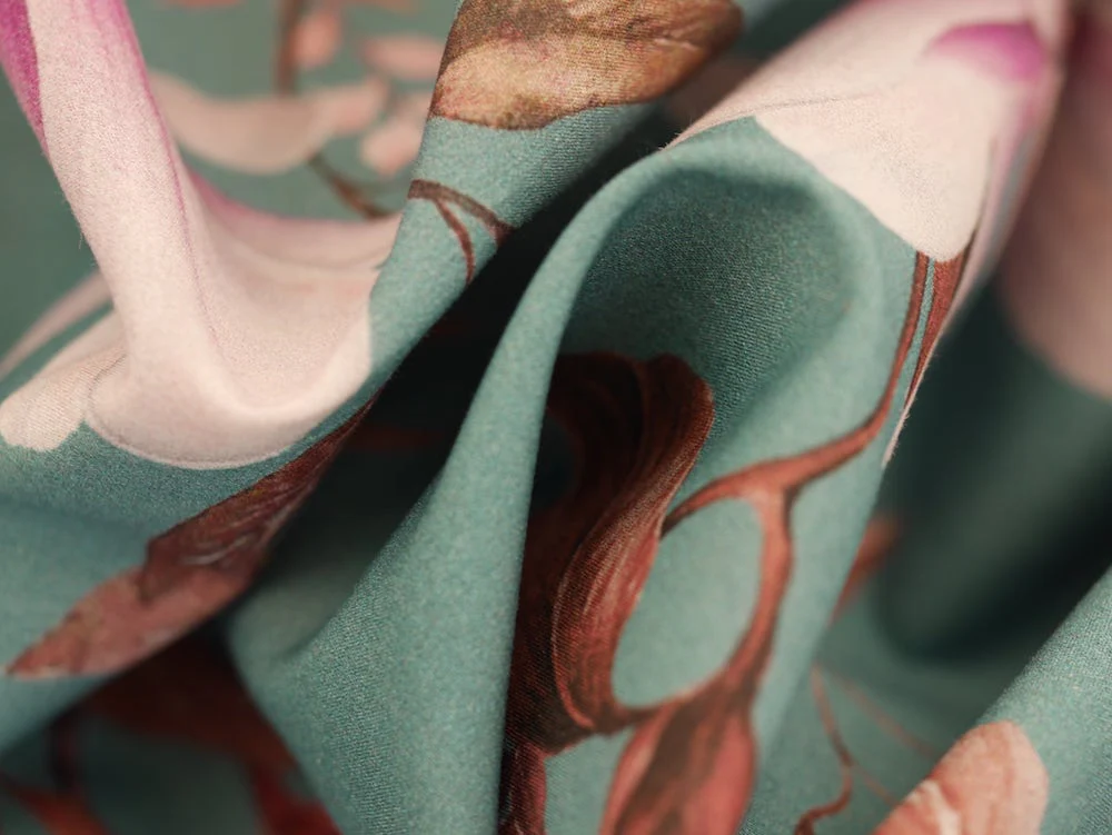 Printed Cotton Lawn - Cherry Blossom 1.75 Metre Remnant