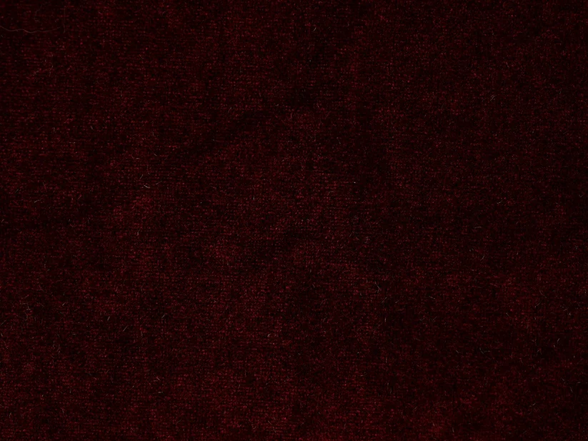 Stretch Velour Fabric - Claret 0.60 Metre Remnant
