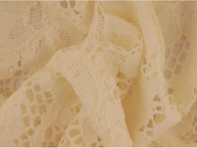 Lace Fabric - Cream