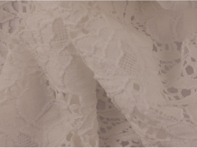Lace Fabric - White