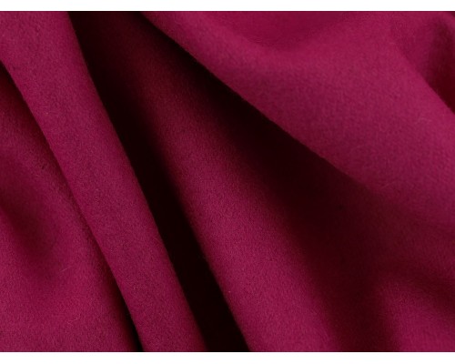 Woven Wool Coating Fabric - Fuchsia