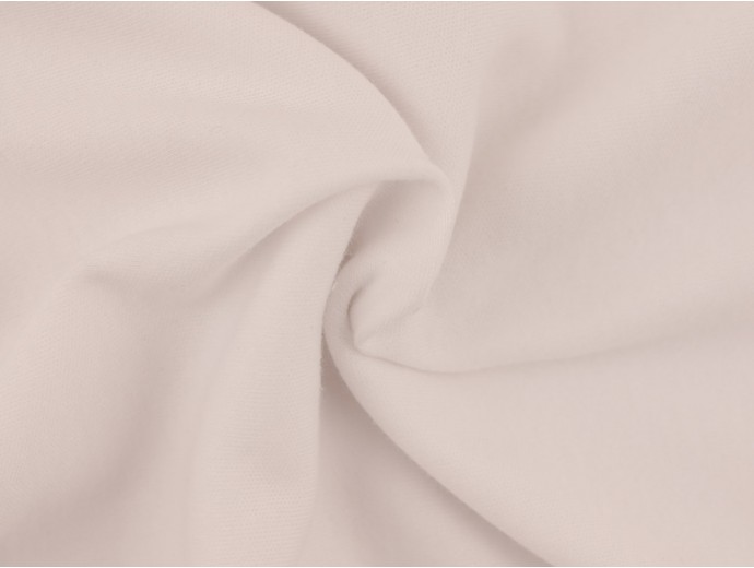 Double Jersey Interlock Fabric - White