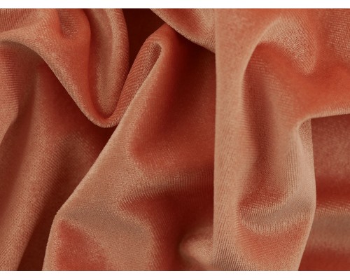 Stretch Velour Fabric - Ice Pink