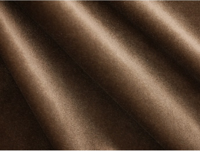 Stretch Velour Fabric - Shadow Grey