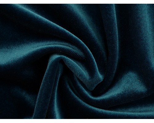 Stretch Velour Fabric - Turquoise