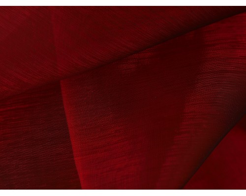 Crystal Organza Fabric - Ruby