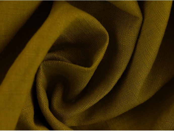 Linen Fabric - Moss