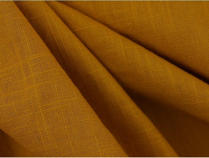 Linen Fabric - Mustard