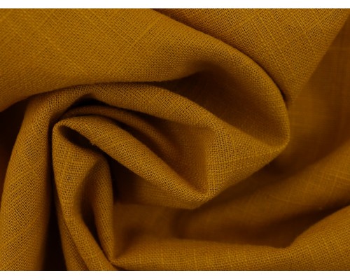 Linen Fabric - Mustard