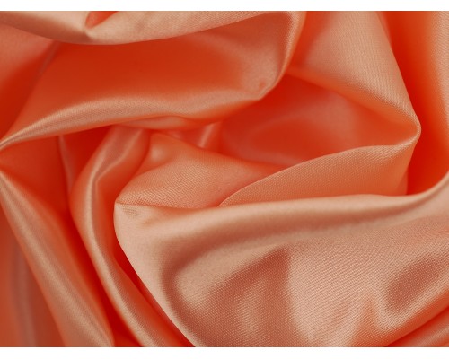 Duchess Satin Fabric - Peach