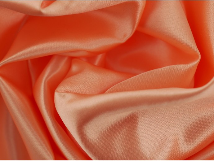 Duchess Satin Fabric - Peach