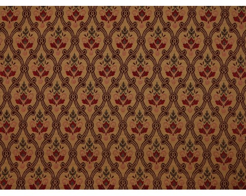 Tapestry Fabric - Red Damask