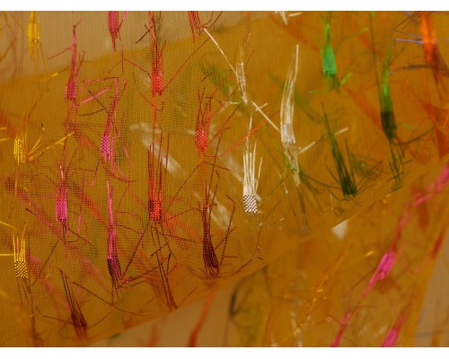 Organza Tails Fabric - Multicoloured Sparkle