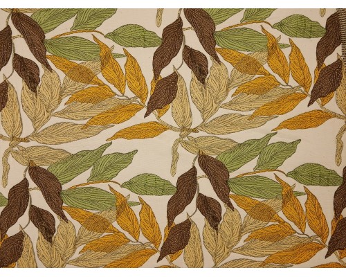 Polyester Jacquard Fabric - Autumn Elegance