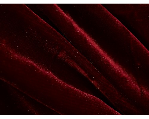 Velvet Sparkle Fabric - Burgundy