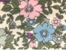 Printed Cotton Poplin Fabric -  Vintage Floral 
