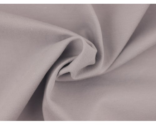 Single Jersey Fabric - Silver Grey