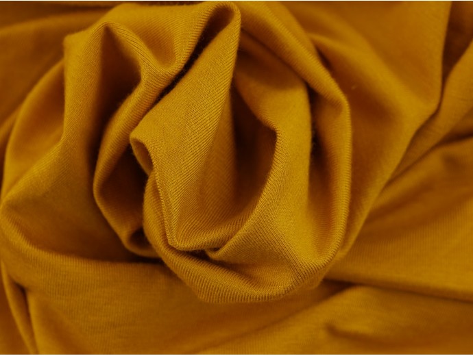 Single Jersey Fabric - Mustard