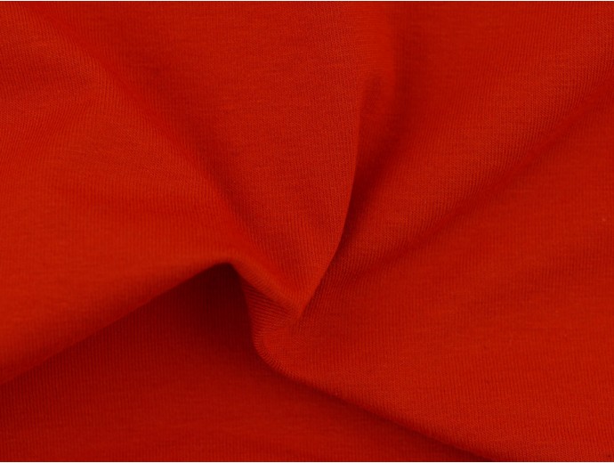Single Jersey Fabric - Burnt Orange