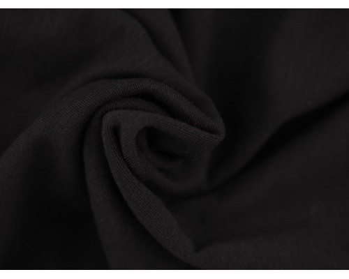 Single Jersey Fabric - Black