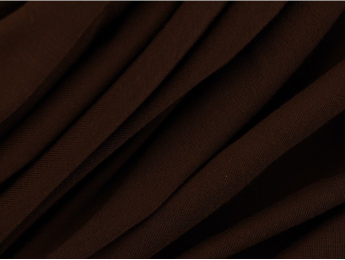 Single Jersey Fabric - Coffee Bean