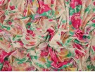 Printed Viscose Jersey Fabric - Pink Bouquet