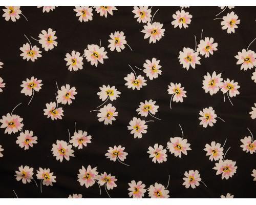 Printed Viscose Jersey Fabric - Marcia Daisy