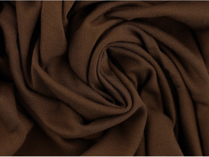 Single Jersey Fabric - Mocha