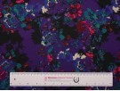 Single Jersey Fabric - Purple Floral Print