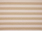 Single Jersey Stripe Fabric - Gold / Cream