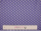 Single Jersey Printed Fabric - Cream Spot on Periwinkle
