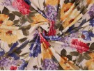 Single Jersey Fabric - Flower Print