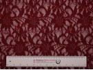 Sequined Lace Fabric - Wine