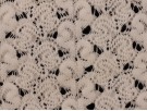 Crochet Lace Fabric - Cream