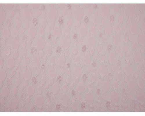 Lace Fabric - Baby Pink