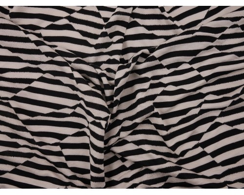 Single Jersey Fabric - Patchwork Stripe